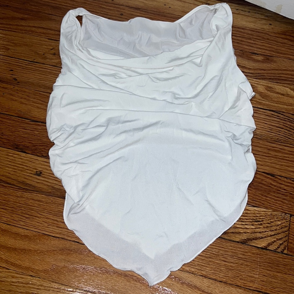 Shein Cropped White Top